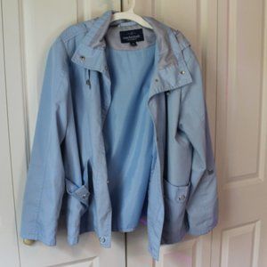 Mackintosh New England Lightweight Jacket with Hood Womens Size Petite Medium